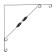 Bracket, Light, 300x300, metal, black