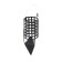 Metallic feeder X-Feeder ME Bullet 4K M Perfo, Matt Black, 80 g, 35 ml