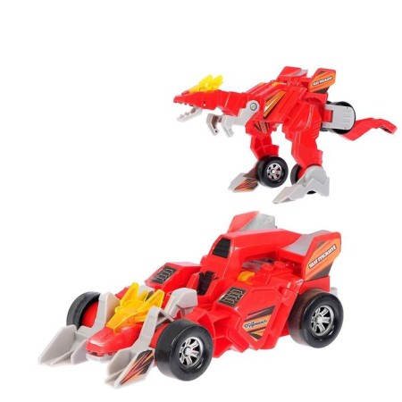 Dinobot robot, transforms in the package