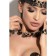 Choker Me Seduce Queen of Hearts Arabesque, Black, OS size