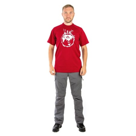 T-shirt Payer World Tour, Cotton, Bordeaux, XXL-2