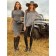 Female jumper with decorative assembly Contse Elegant, XS size, Steel Grey color
