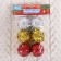 Set of balls plastic D-4.5 cm, 6 pcs "Lorry" mix
