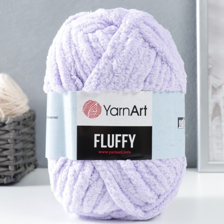Yarn "Fluffy" 100% micropoliester 70m/150g (715 lilacs)