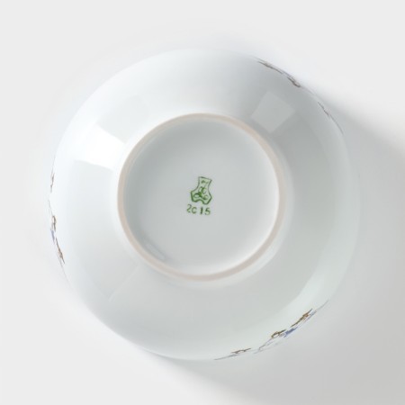 Porcelain set for breakfast "geese", 3 items-14