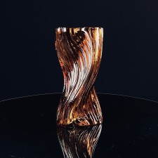 Decorative vase for Lenardi flowers, glass, 26 cm
