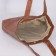 Shopper bag on magnet, brown color