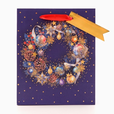 Gift package "Festive wreath", 18 x 22.3 x 10 cm-1