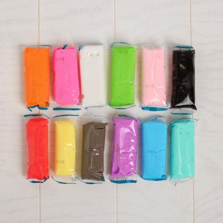 Set for children's modeling "Light plasticine 12 colors"-4