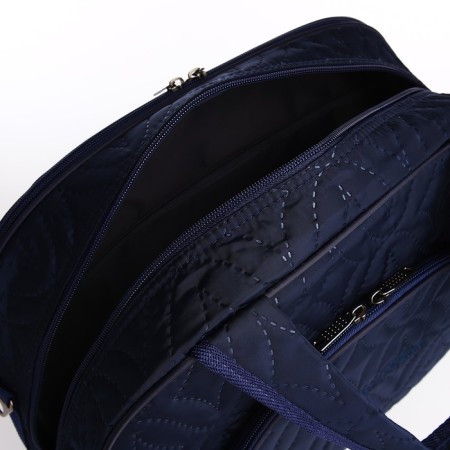 Road bag on lightning, 2 external pockets, a long belt, blue color-2