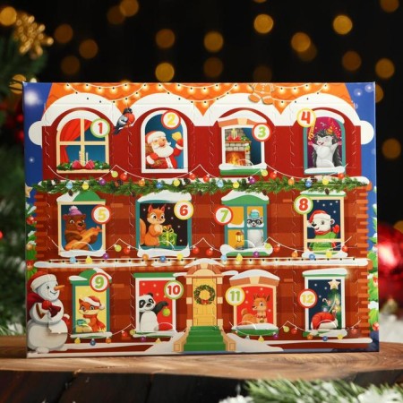 New Year. Advent calendar with chocolate "Magic and Miracles", 12 x 5 g