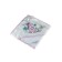 Fanny Dino corner towel, size 80x80 cm, white color