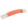 PLASTIC 005 bracket handle, plastic, m/o 96 mm, red