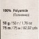 Yarn "mink" 100% polyamide 75m/50g (339 burgundy)