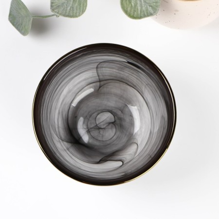 Glass salad "Smoke", 400 ml, 12.5 × 6.5 cm-1