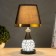 Gino table lamp E27 40W black 25x25x42 cm