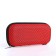 Lightning glass case, length 15 cm, red color