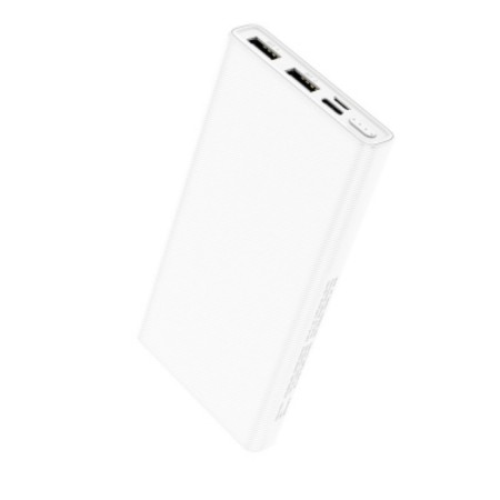 External battery Hoco J55, 10,000 mAh, 2 USB, 2 A, display, white-2