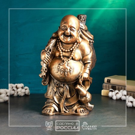 Figure "Hotai" 26x38x56cm, bronze