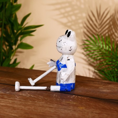 Souvenir "Frog" hanging paws, wood 25 cm-2