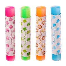 Happygraphix fruit eraser, round, soft, mix