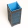 Garden-park urn "Cube" 44 l, 30 x 30 x 70 cm, housing 2 mm, tank 0.5 mm
