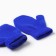 Baby mittens minku, Blue color, 12 cm