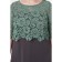 Female dress, size 54, green color