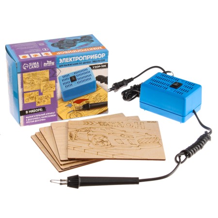 Wood burning set: EVD 20/220 "Disabilities 10k", transport-1