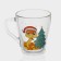 New Year's glass coffee mug "New Year's snakes", 250 ml, mix