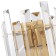 Lamp wall crystal Feeriya 2xe14 40w, size 20x11.7x27 cm, bronze color