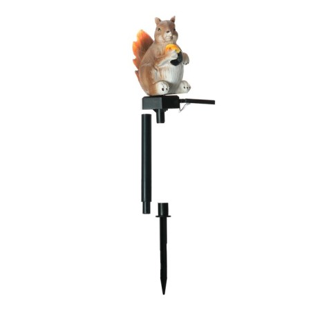 Garden lamp on a sunny battery "Squirrel with a nut", 41 cm, 1 LED, glow warm white-4
