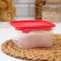A set of food containers "Cascade", 2 pcs: 460 ml, 1 l, color mix