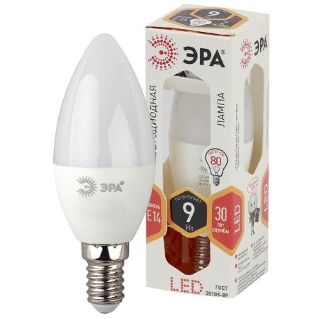 LED LED era Standard "candle", 9 watts, E14, 720 lm, 2700k, glow warm white