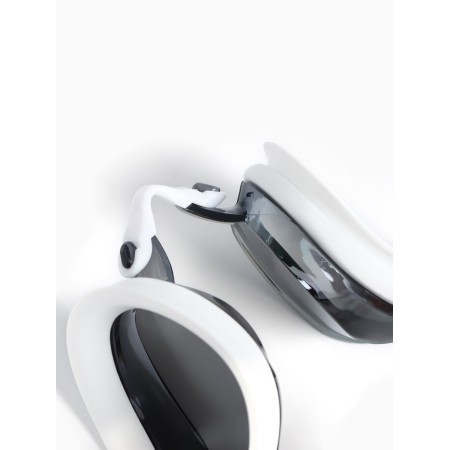 Onlytop swimming glasses, white, mirror-7