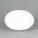 Opal oval dish, “platinum plates” decor, 36 cm