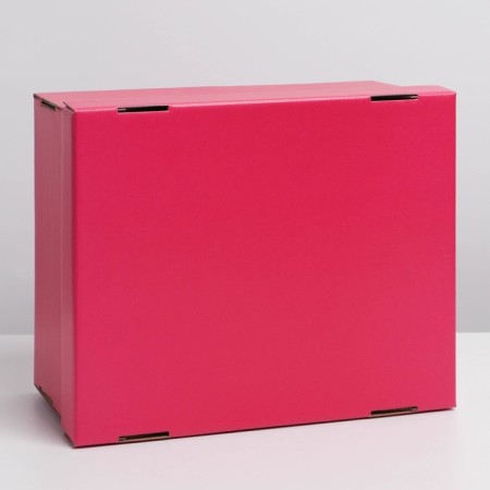 Gift folding box, packaging, Fuchsia, 31.2 x 25.6 x 16.1 cm-2