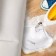 Steam mop KitFort KT-1054-1, 1300 W, 280 ml, cord 3.3 m, white-yellow