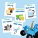 The book "Starting of speech. Onomatopoeic ", 36 pp., 12 × 17 cm, blue tractor