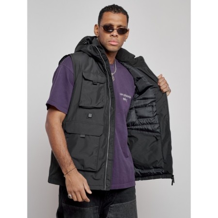 Luy jacket transformer male winter, size 52, black color-18