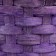 Wicker basket, D13 x H9.5/28cm, bamboo, light purple