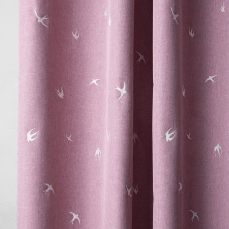 Set of curtains "Prime", size 145 x 280 cm, pink-1