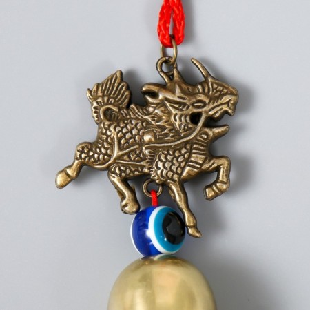 Bell Metal "Tsilin (Kirin)" 1 bell 18x4.5x3 cm-1