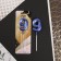 Candle for the cake, the number "9", blue.