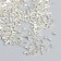 Glass beads 12/0 "cylinder. Silver" 10 g