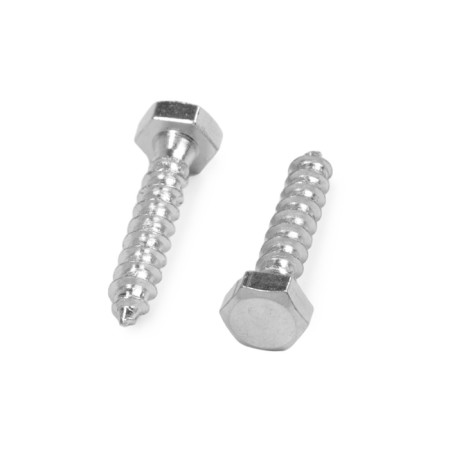 Shurup-Bolt Stroymetiz, plumbing, galvanized, DIN 571, M6x30 mm, 6 pcs-3