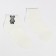 Women's socks "Bear in the cage" A. Nzhvyp1301-04, white color, river 36-40