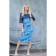 Female dress, size 44, blue color