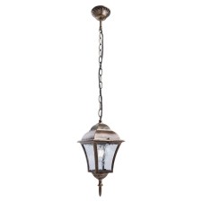 Garden-park lamp Feron PL615, IP44, E27, 60 W, 145x145x800 mm, color black gold