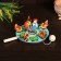 Souvenir "Kuritsy coating with a rooster", D = 16 cm, mix